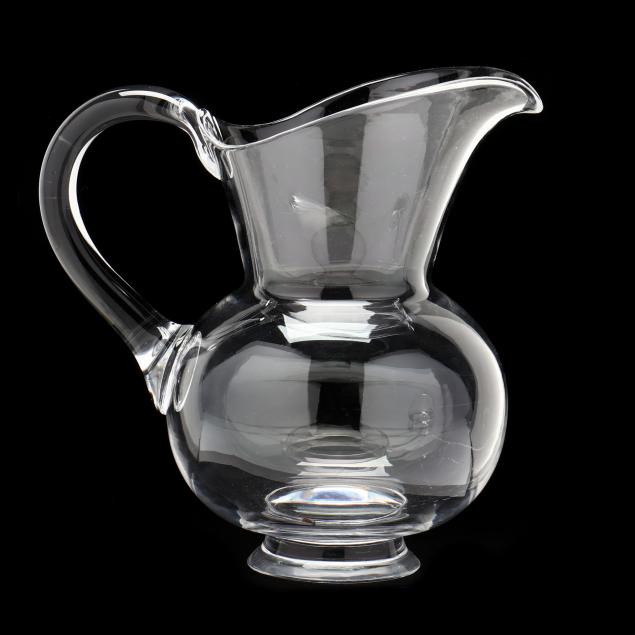 STEUBEN, CRYSTAL PITCHER New York,