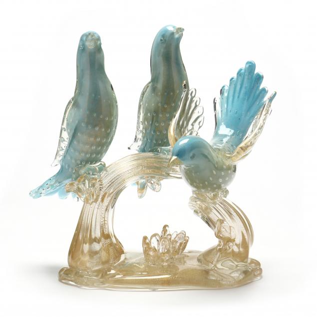 MURANO GLASS BIRD SCULPTURE Mid 2f023a