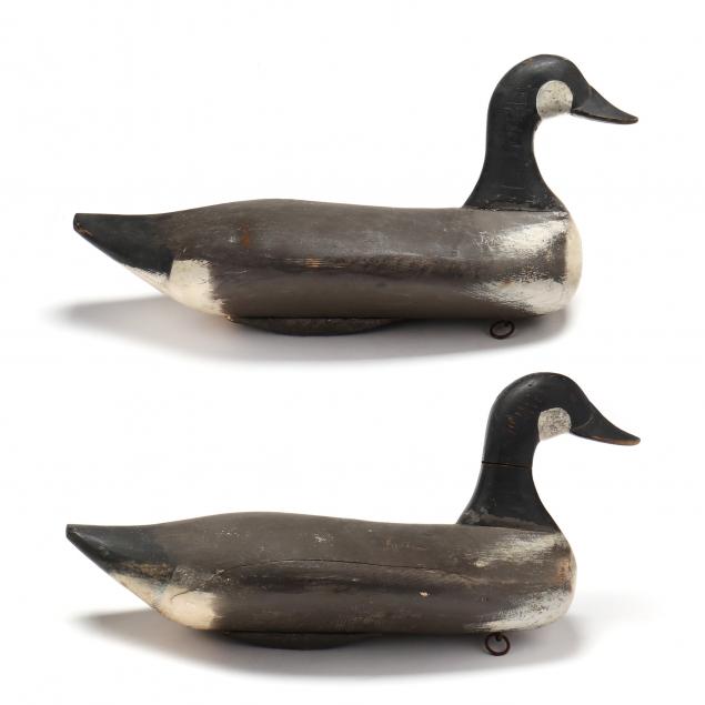 TWO GOOSE DECOYS Second half 20th 2f045b