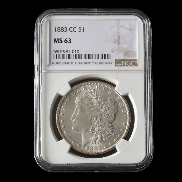 1883 CC MORGAN SILVER DOLLAR NGC 2f04fa