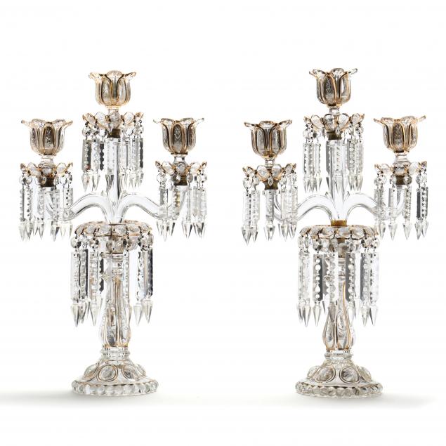 ATTRIBUTED TO BACCARAT, PAIR OF