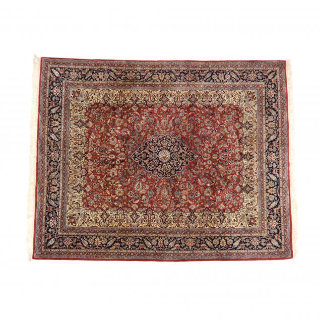 INDO KASHAN RUG Red field with 2f064a