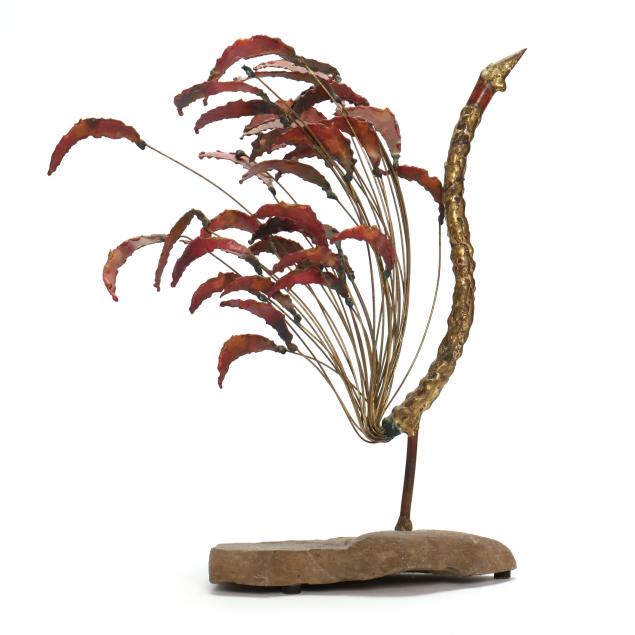 MID CENTURY BRUTALIST BIRD SCULPTURE 2f068f