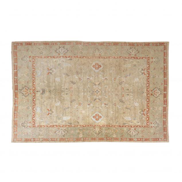 OUSHAK CARPET The beige field with