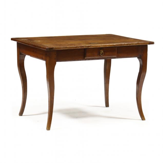 FRENCH PROVINCIAL OAK WRITING TABLE