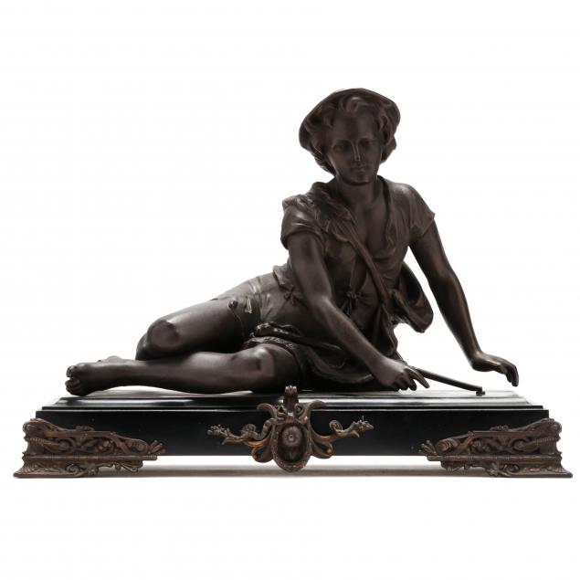 CONTINENTAL SPELTER MODEL OF A
