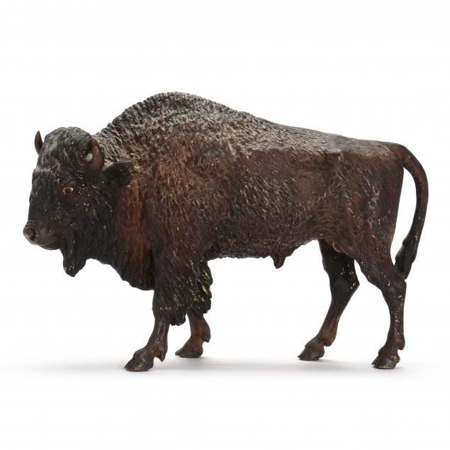 AUSTRIAN COLD PAINTED BRONZE BISON