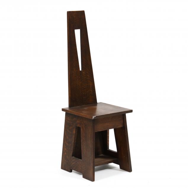 LIMBERT, MISSION OAK HALL CHAIR