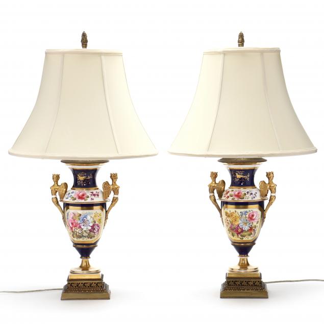 PAIR OF CONTINENTAL PORCELAIN AND 2f084c