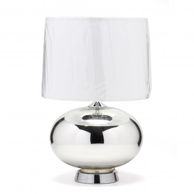 MODERN MERCURY GLASS TABLE LAMP 2f0854