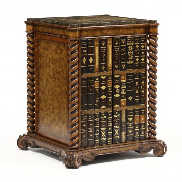 MAITLAND SMITH, MARBLE TOP FAUX-BOOK