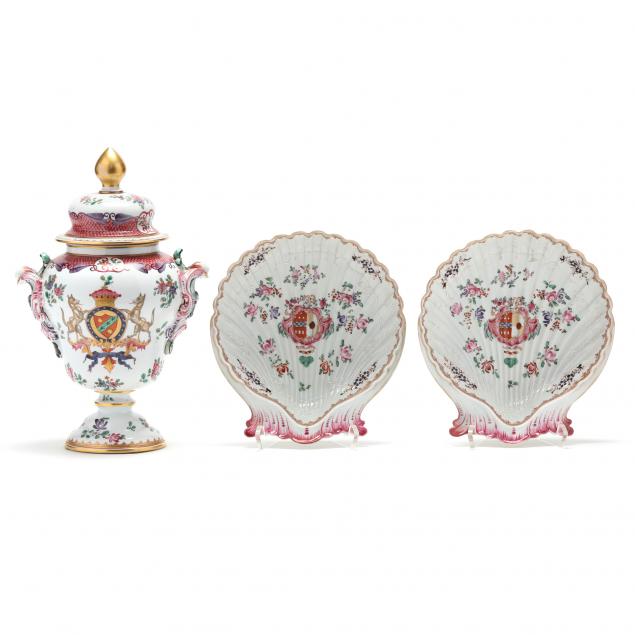 SAMSON CHINESE EXPORT URN AND PAIR 2f0894