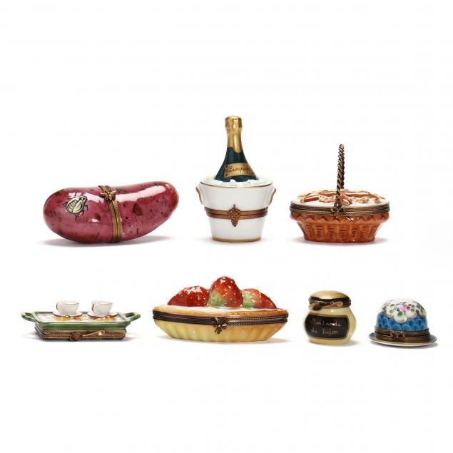 (6) LIMOGES PORCELAIN CULINARY