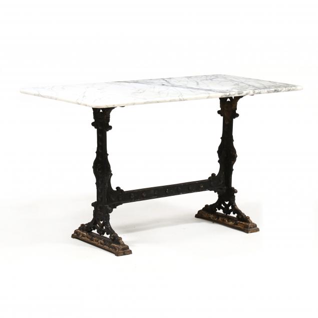 ANTIQUE MARBLE TOP TABLE Likely