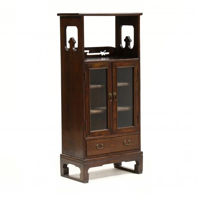 CHINESE HARDWOOD CABINET 20th century  2f097e