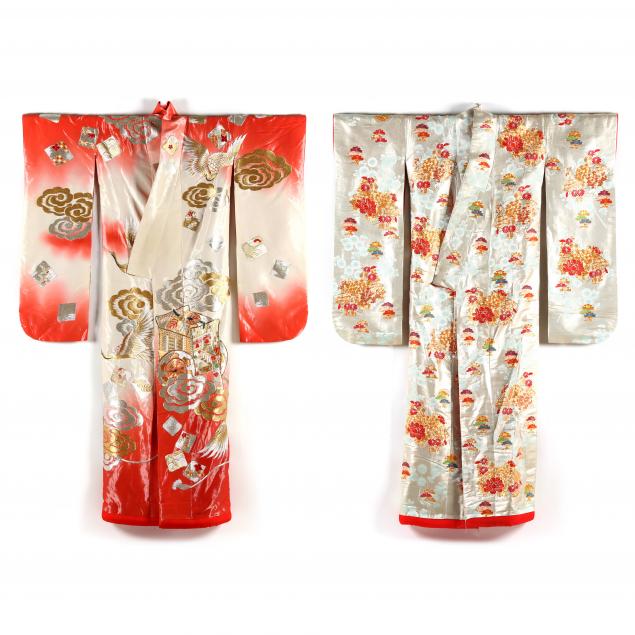 TWO JAPANESE UCHIKAKE WEDDING KIMONOS 2f099c