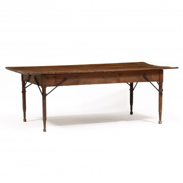 AMERICAN PRIMITIVE PINE FARM TABLE 2f0a1b