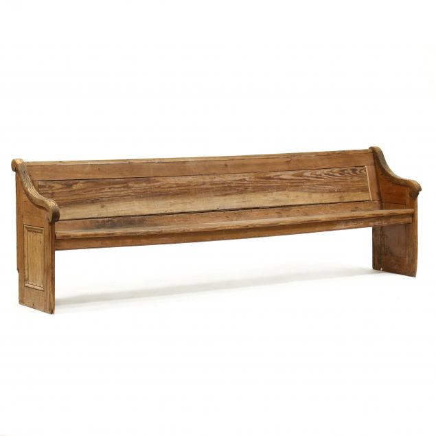 SOUTHERN YELLOW PINE PEW Late 19th 2f0a21