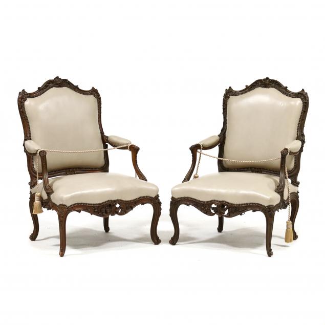 PAIR OF ANTIQUE LOUIS XV STYLE