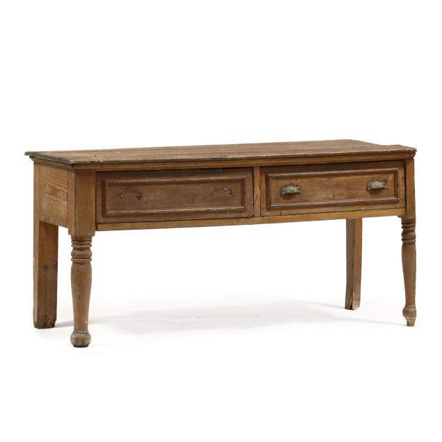 CONTINENTAL APOTHECARY PINE TABLE