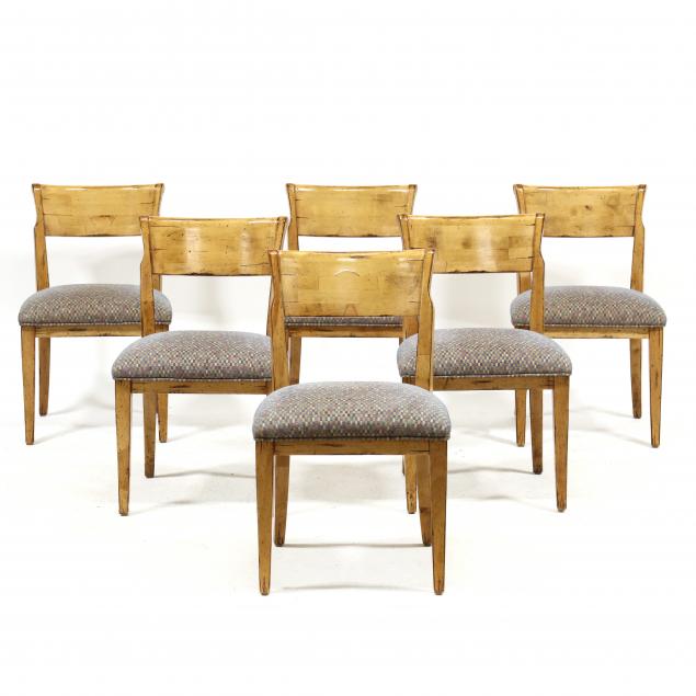 SIX BEIDERMIRE STYLE DINING CHAIRS 2f0aa7