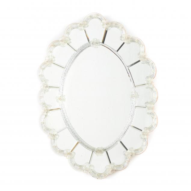 SCALLOPED VENETIAN MIRROR Late 2f0aba