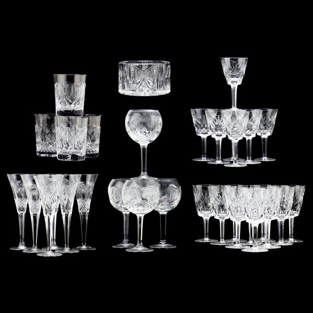 (32) PIECES OF WATERFORD CRYSTAL,