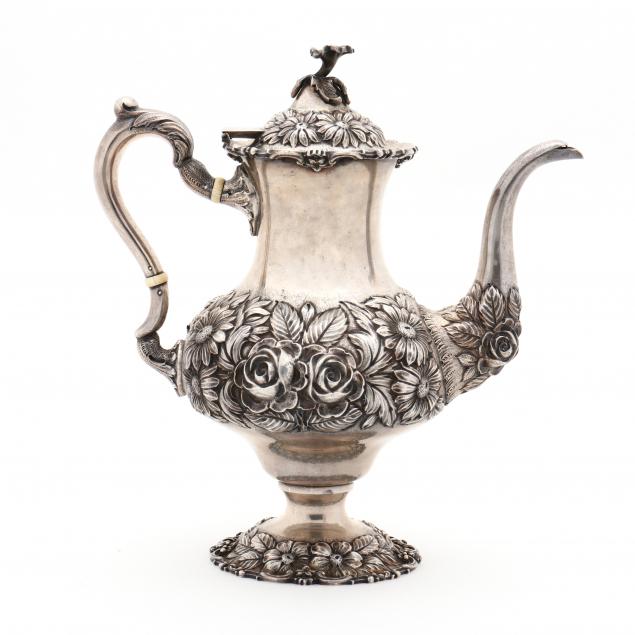 A STIEFF REPOUSSE STERLING SILVER