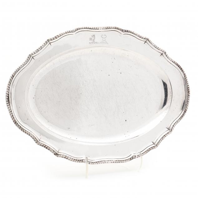 GEORGE III SILVER PLATTER MARK 2f0c1e