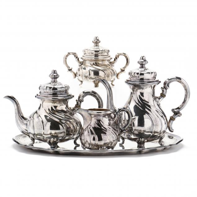 GERMAN 835 SILVER FOUR PIECE COFFEE 2f0c35