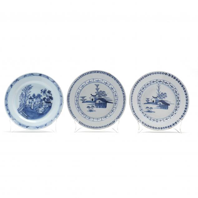 THREE ENGLISH DELFT BLUE AND WHITE 2f0c56