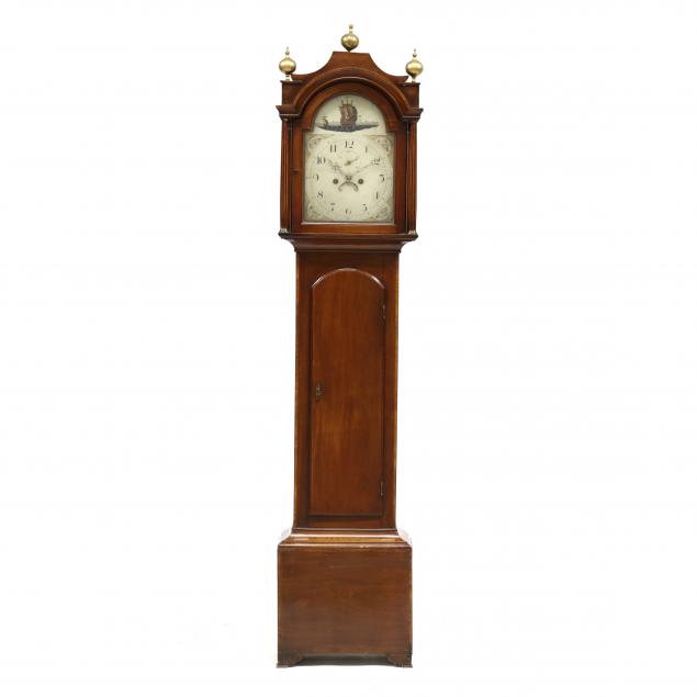 GEORGE III INLAID MAHOGANY TALL