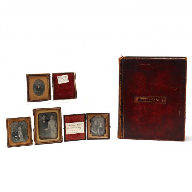 EARLY BIBLE WITH PORTRAITS FROM