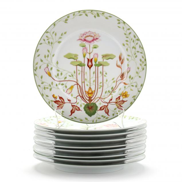 NINE A. RAYNAUD LIMOGES PLATES 20th