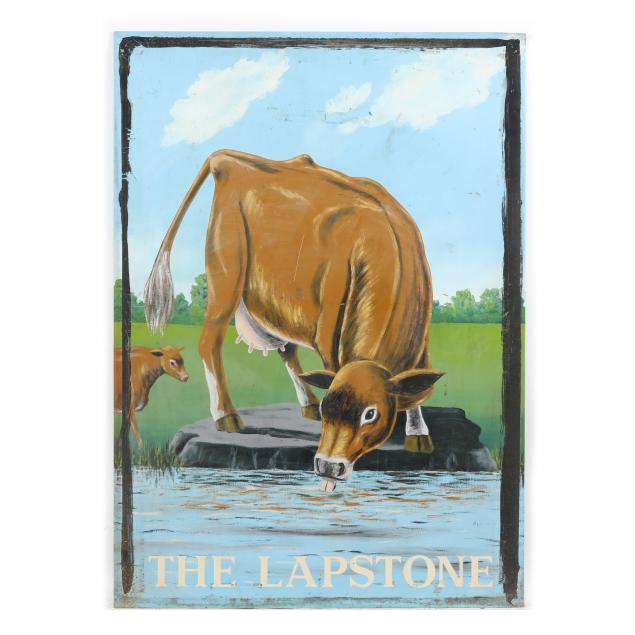 THE LAPSTONE DOUBLE-SIDED PUB SIGN