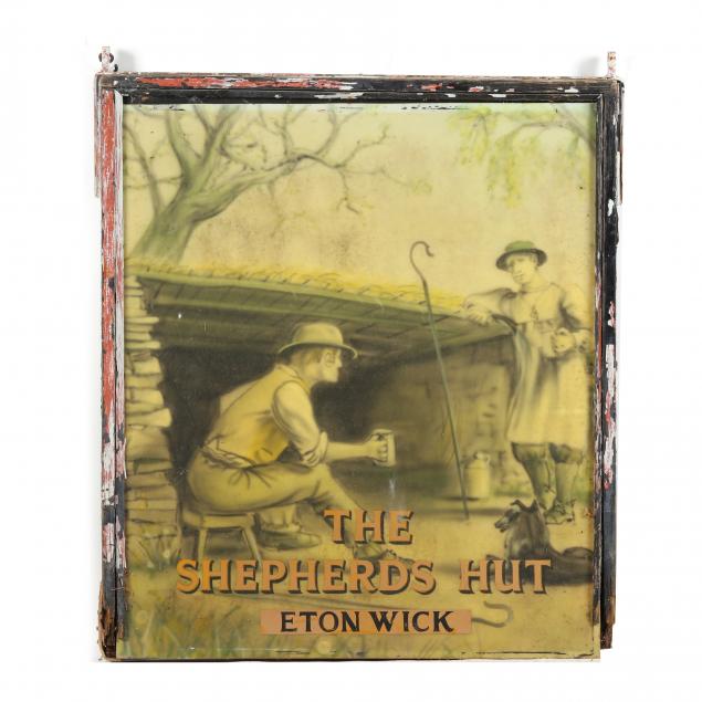 THE SHEPHERDS HUT, ETON WICK, PUB SIGN