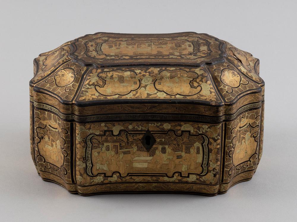 CHINESE LACQUER BOX 19TH CENTURY 2f0ecd