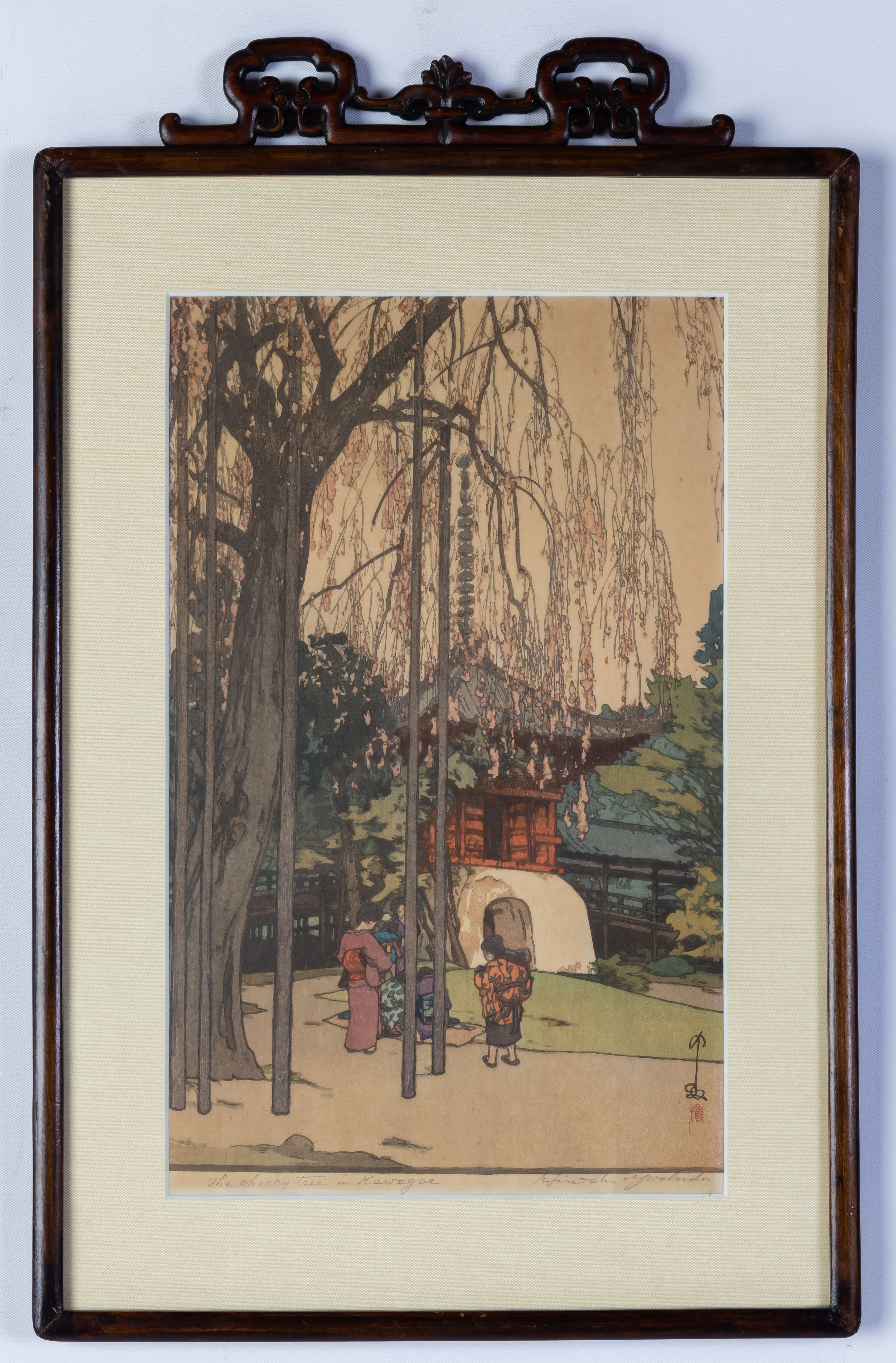 YOSHIDA HIROSHI, THE CHERRY TREE IN
