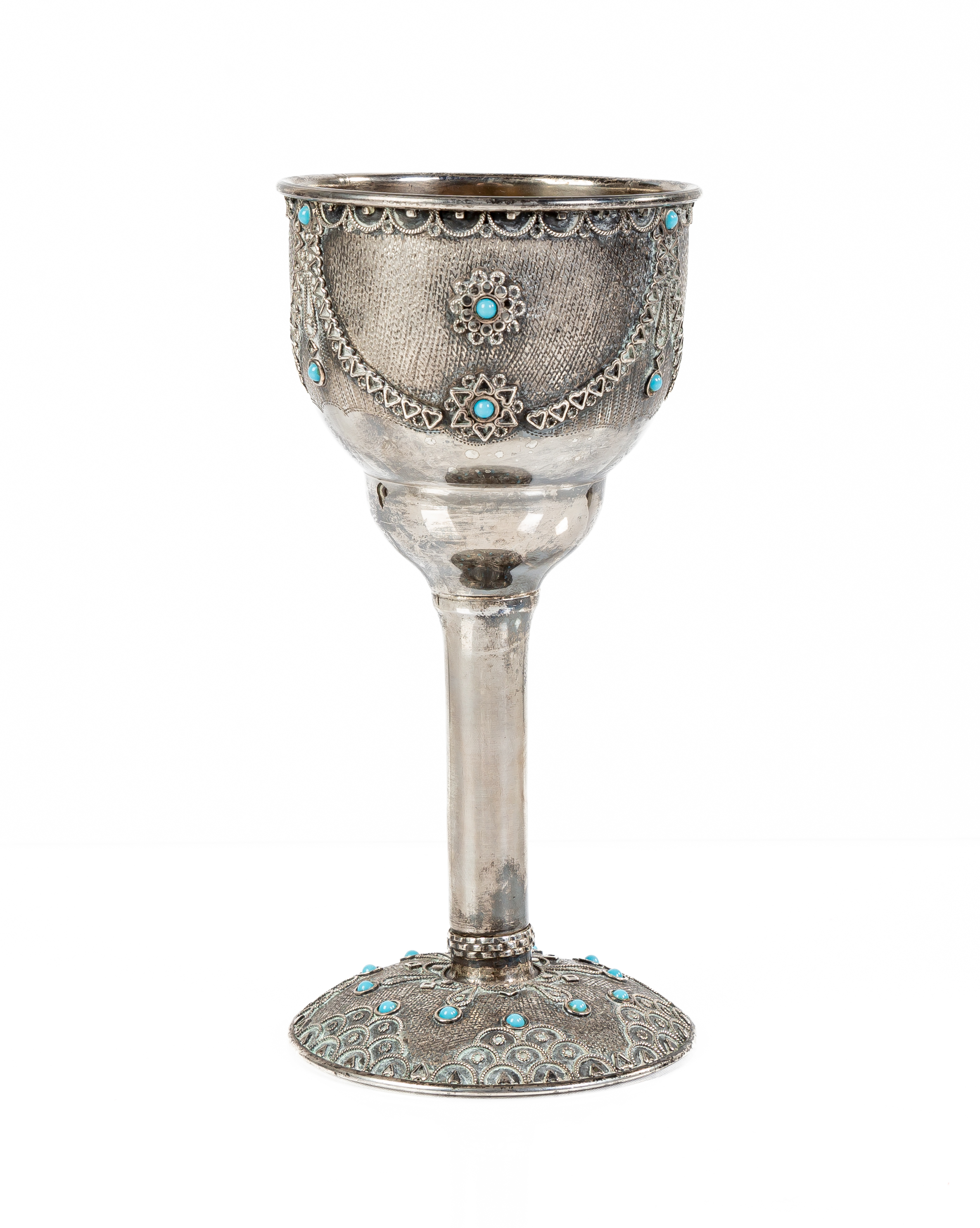 JUDAICA STERLING SILVER CHALICE