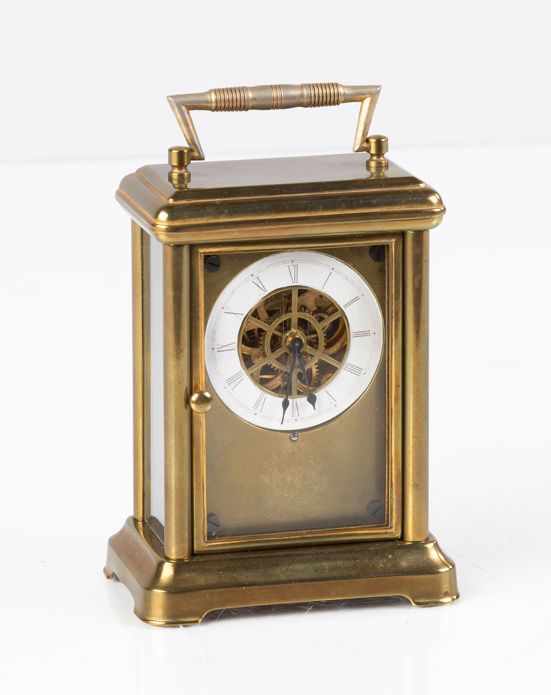 WATERBURY CARRIAGE CLOCK Circa 1900.