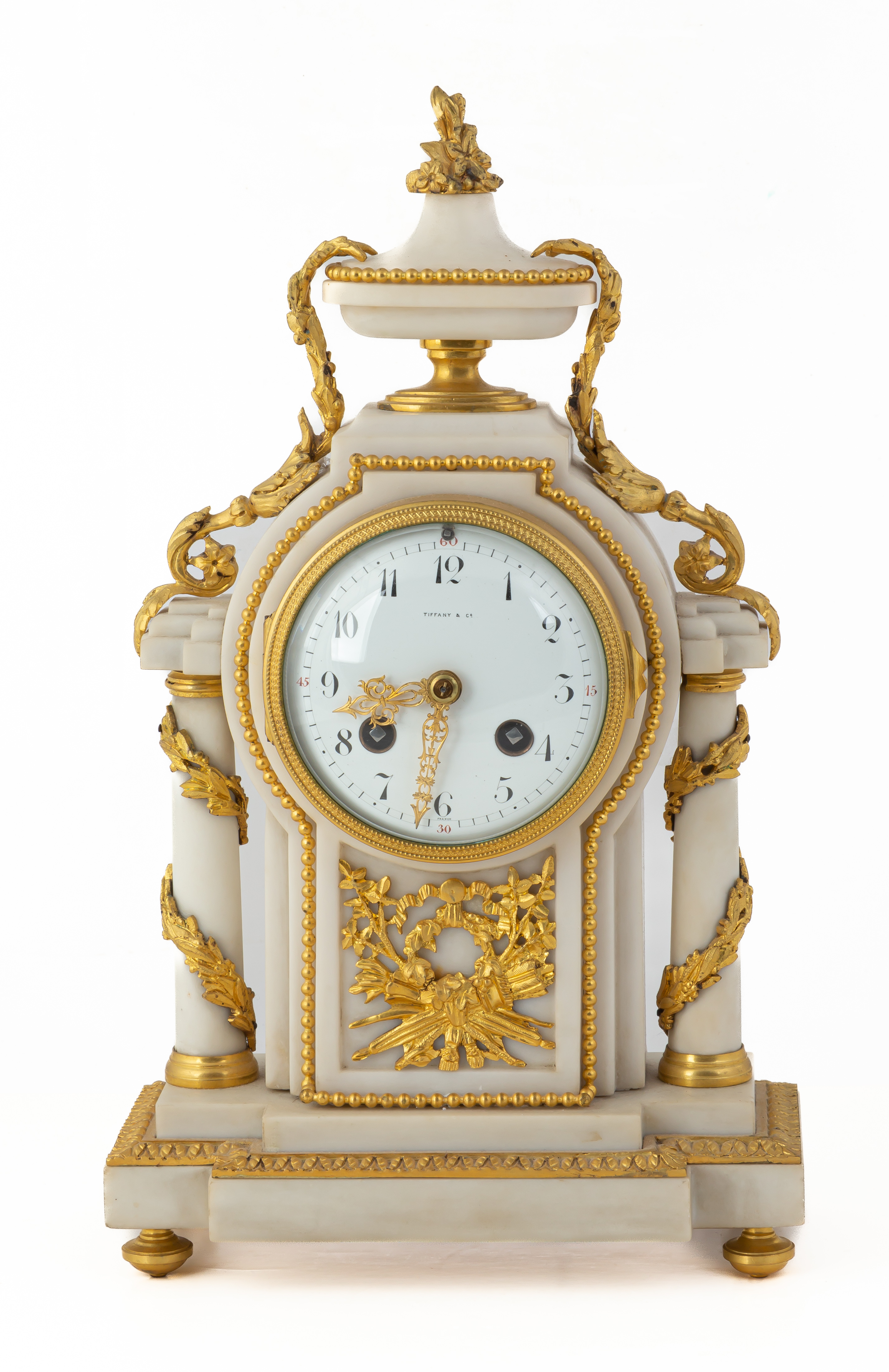 TIFFANY & CO. FRENCH SHELF CLOCK 19th