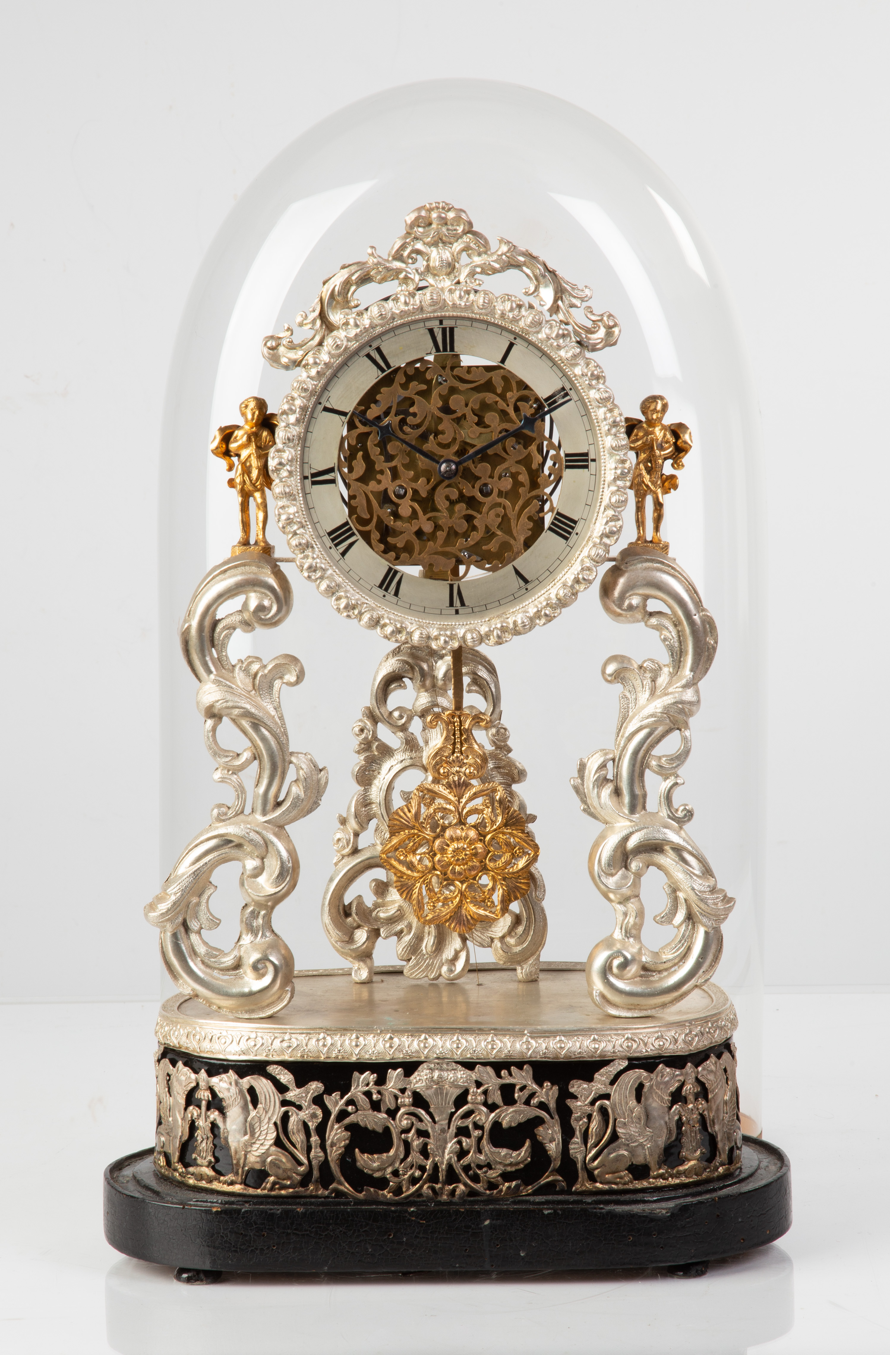 CONTINENTAL SKELETON CLOCK Early