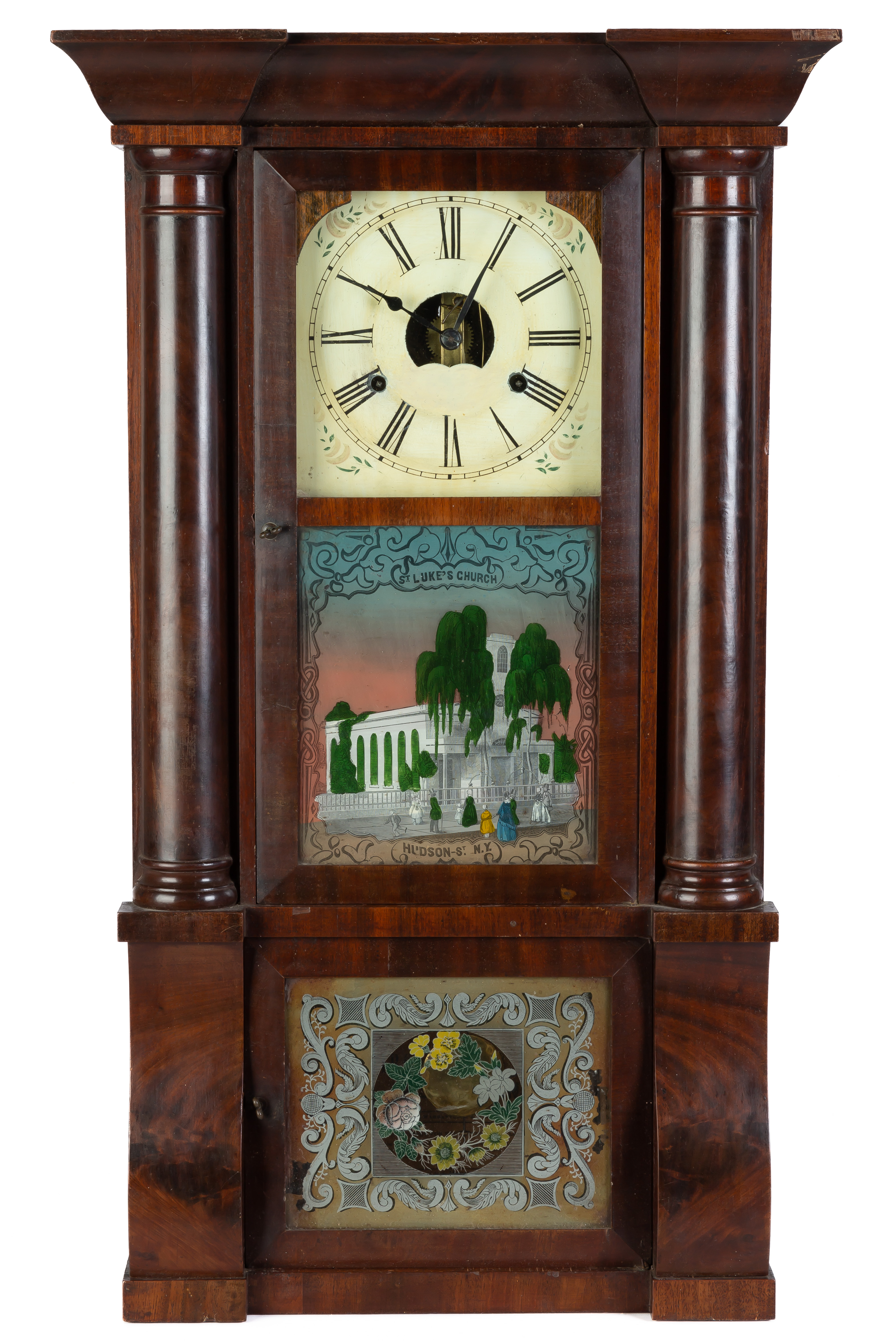 BIRGE PECK COMPANY COLUMN CLOCK 2f375d