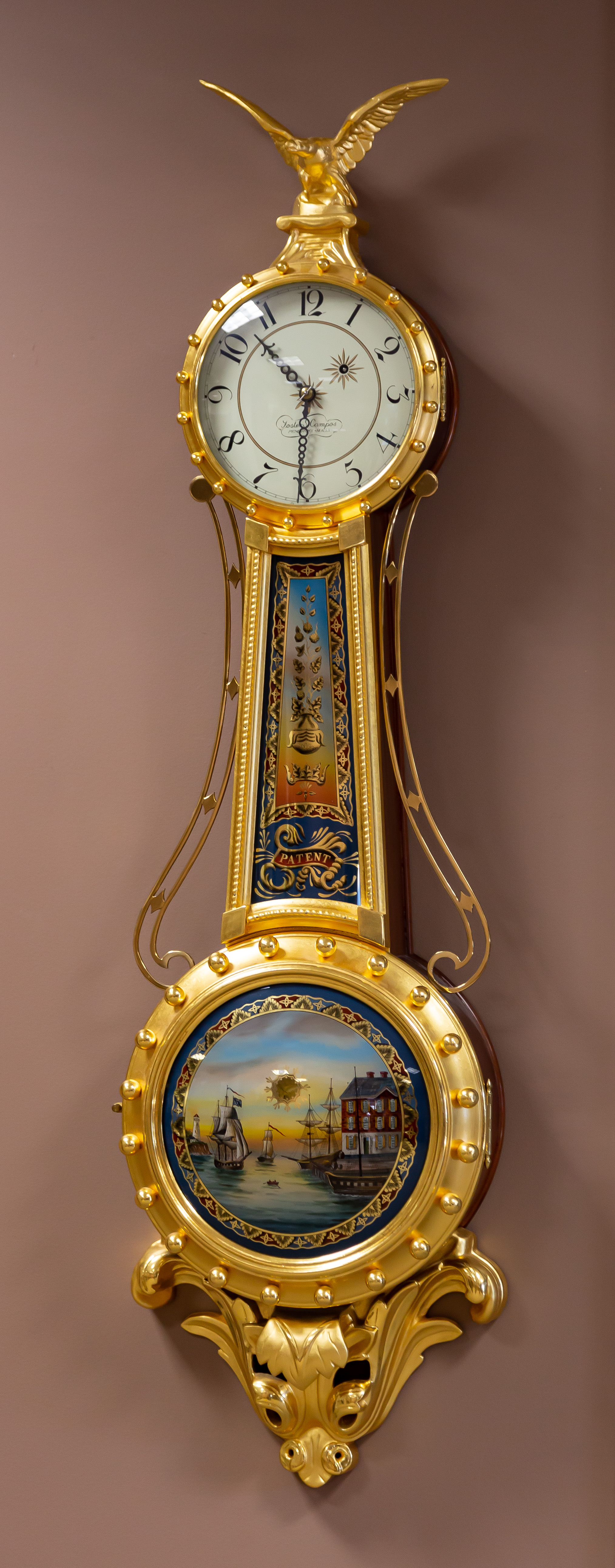 GIRANDOLE BANJO CLOCK BY FOSTER