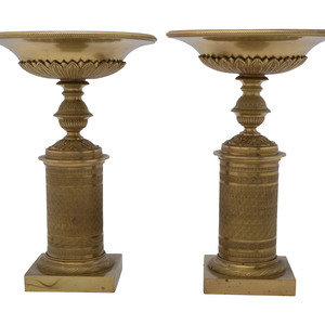 A Pair of French Neoclassical Brass