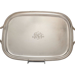 An American Silver Service Tray Fisher 2f3889