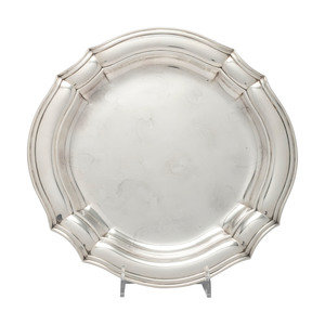 A Silver Service Platter
20th Century
marked