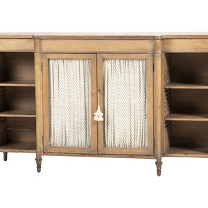 A Regency-Style Pine Bookcase Cabinet
19th
