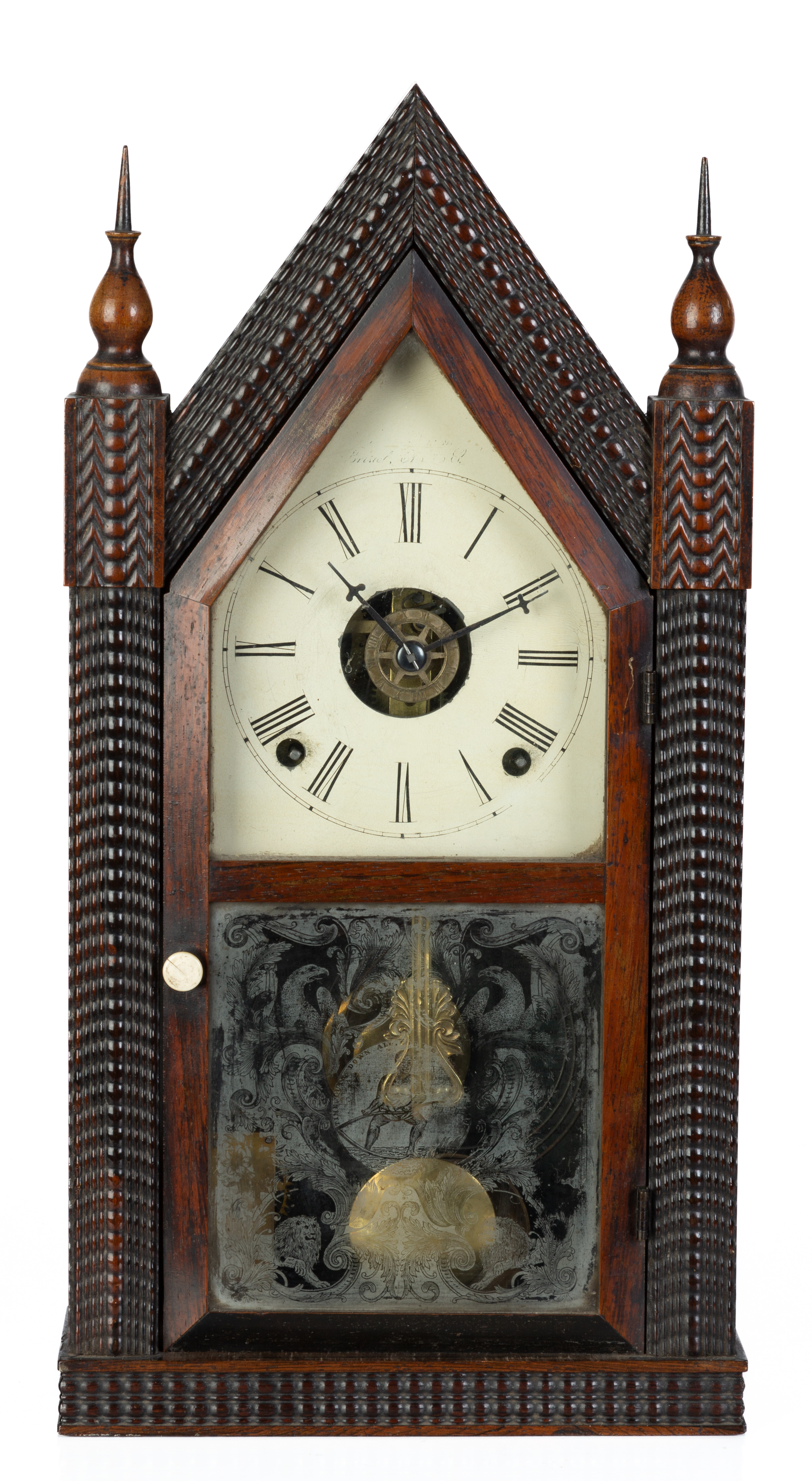 JC BROWN FORESTVILLE CLOCK COMPANY 2f38cc