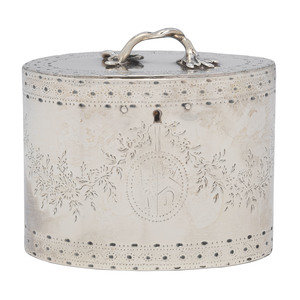 A George III Silver Tea Caddy
Likely